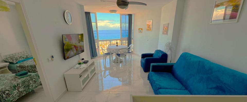 Living room, Seating area, Sea view