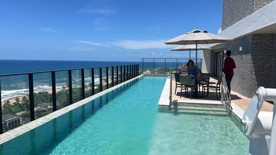 Day, Natural landscape, View (from property/room), Pool view, Sea view, Swimming pool