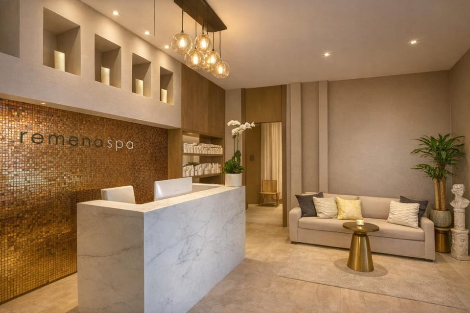 Lobby or reception, Spa and wellness centre/facilities