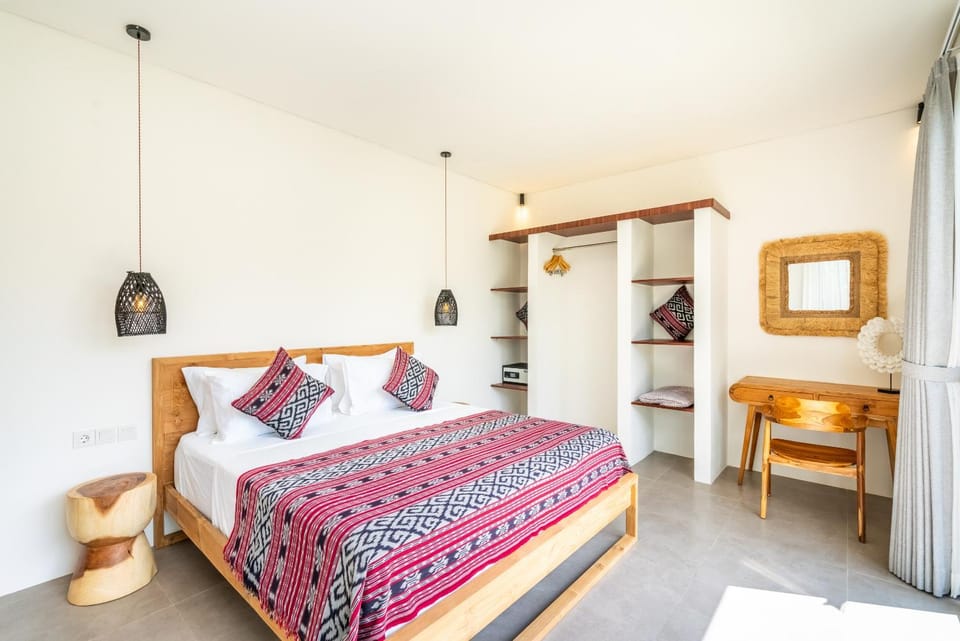 Bed, Bedroom, air conditioner