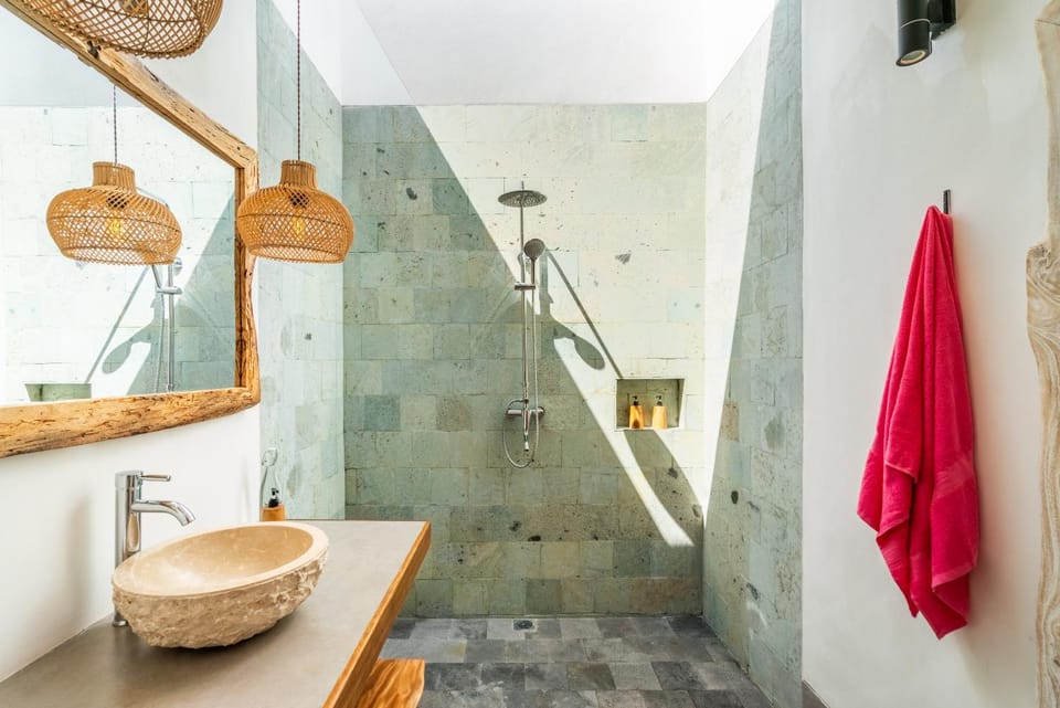 Shower, Bathroom, towels