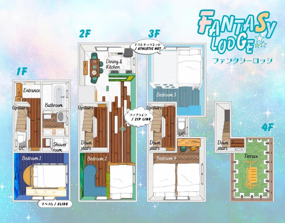 Floor plan, Text overlay