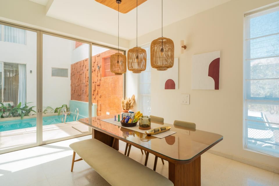 ELIVAAS Mirai Aries 3 BHK Retreat With Private Pool Near Famous Beaches Villa in Goa, India