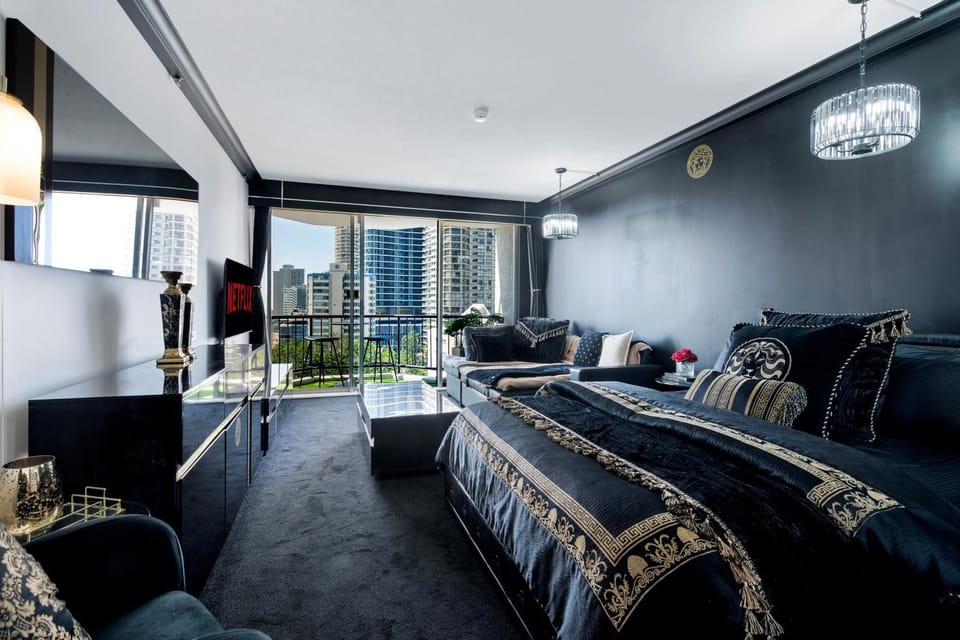 Versace Themed Hotel Room in Prime Location Hotel in Surfers Paradise Boulevard