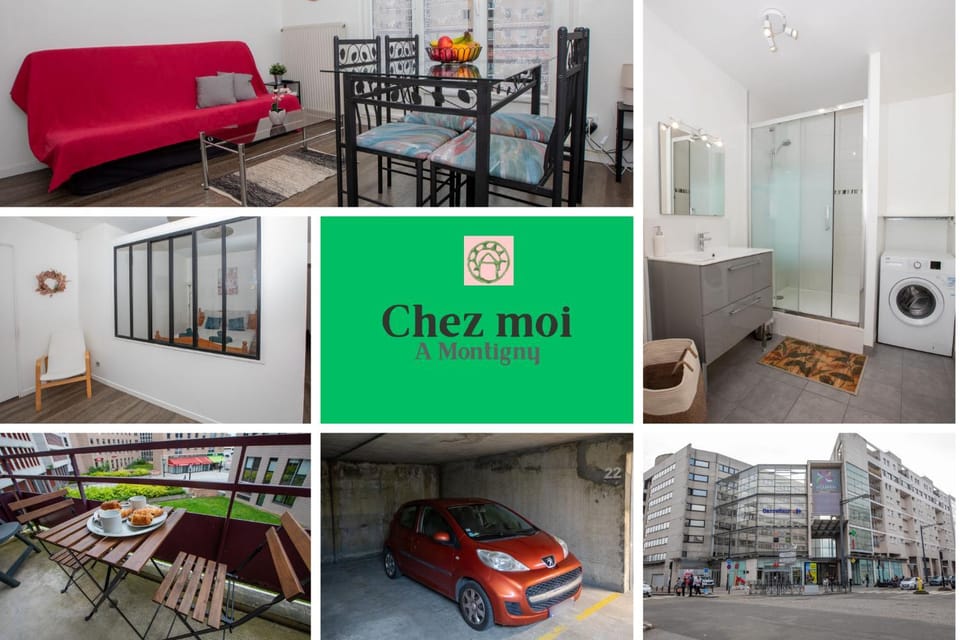 Chez moi Sympa Cozy Gare Parking privé inclu Apartment in Montigny-le-Bretonneux