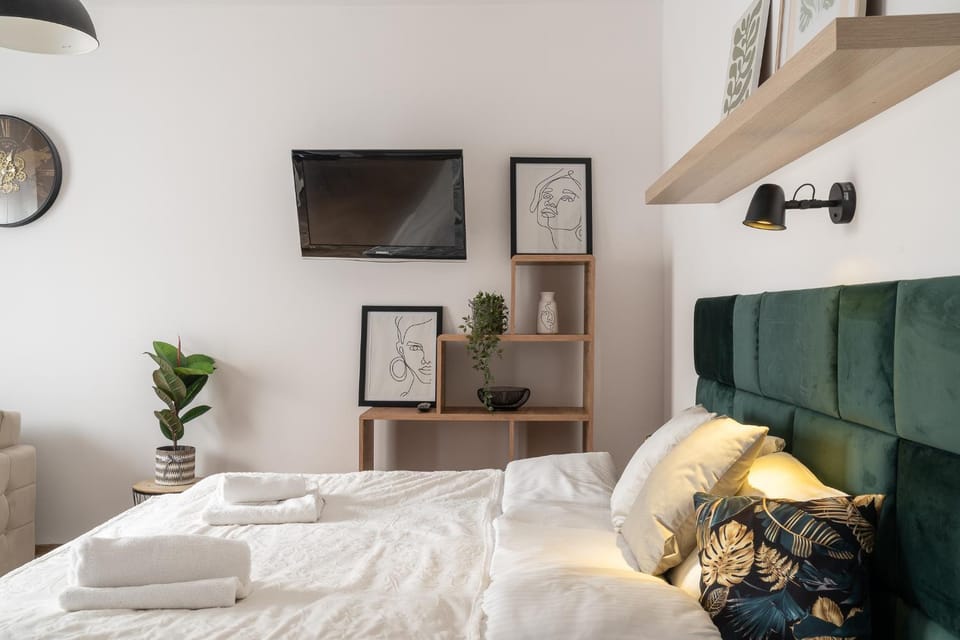 Bed, TV and multimedia