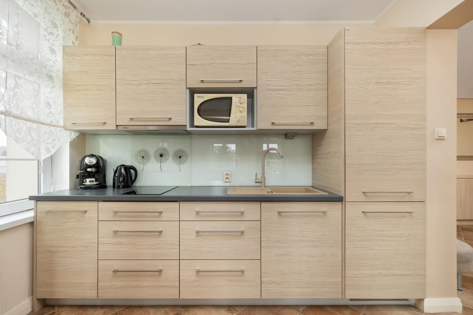 Coffee/tea facilities, Kitchen or kitchenette, microwave, stove