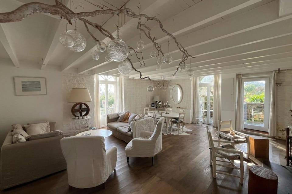 Unique Family House Steps from Port Miquel Beach House in Brittany