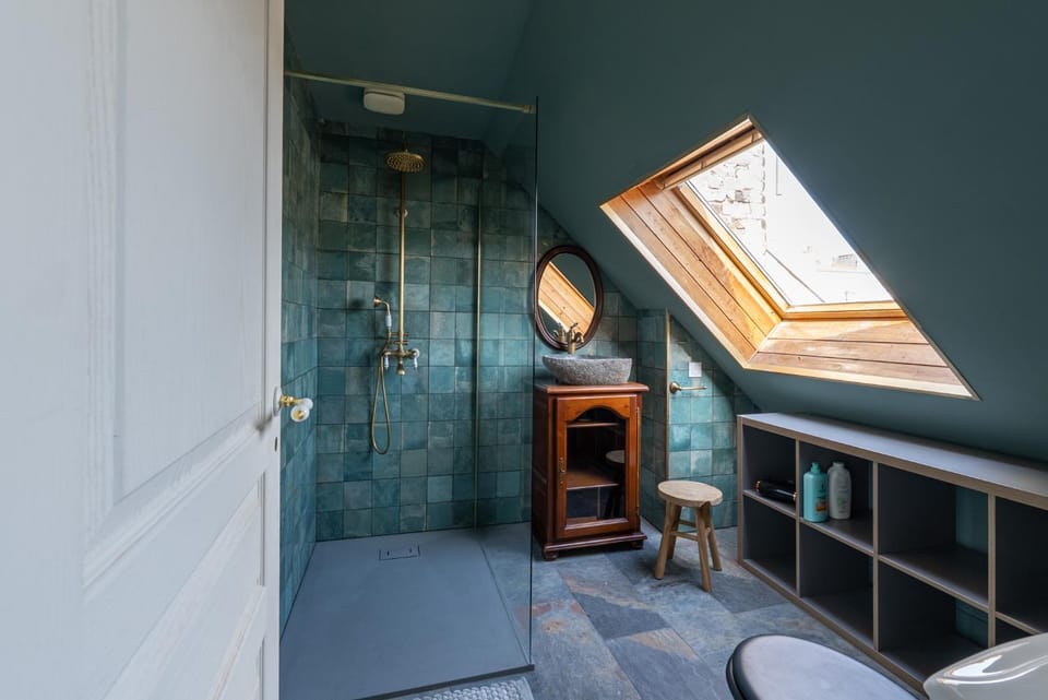 Shower, Bathroom, towels, towels