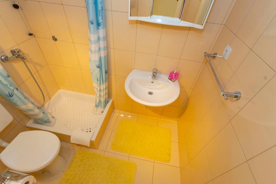 Shower, Toilet, Bathroom, towels