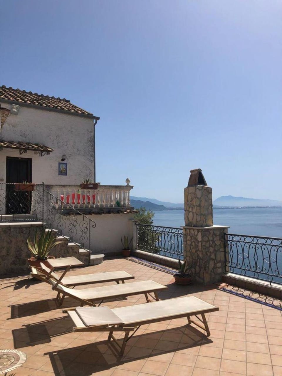 Patio, Solarium, Balcony/Terrace, Sea view, sunbed