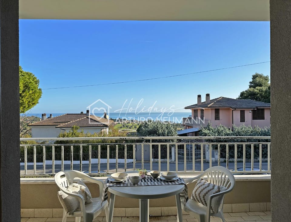 Property building, Patio, Day, Natural landscape, View (from property/room), Balcony/Terrace, Dining area
