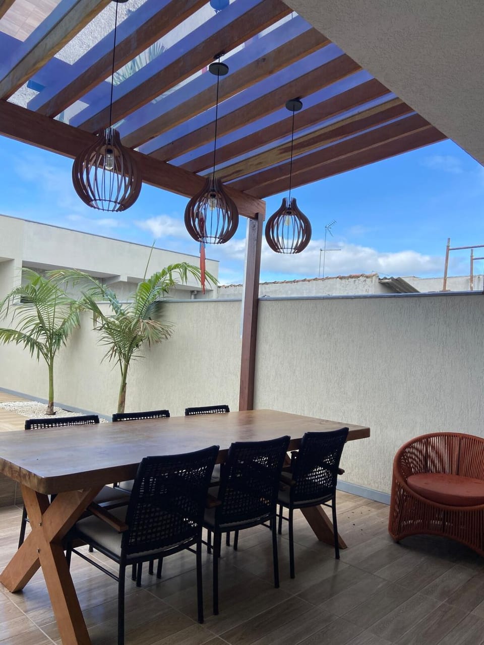 Patio, Seating area, Dining area
