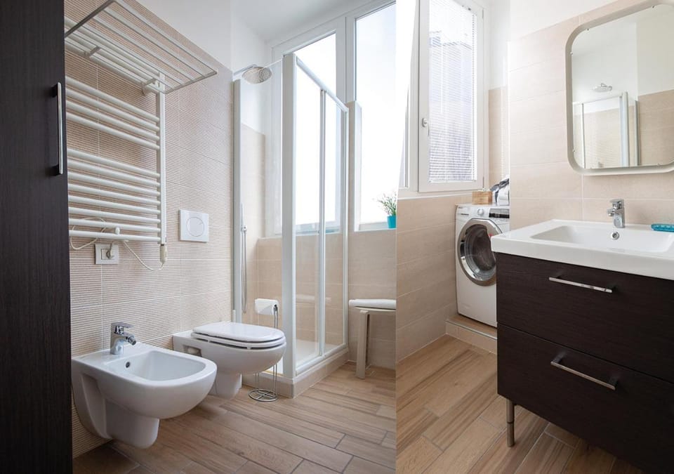 Shower, Toilet, Bathroom, bidet, washing machine, dryer
