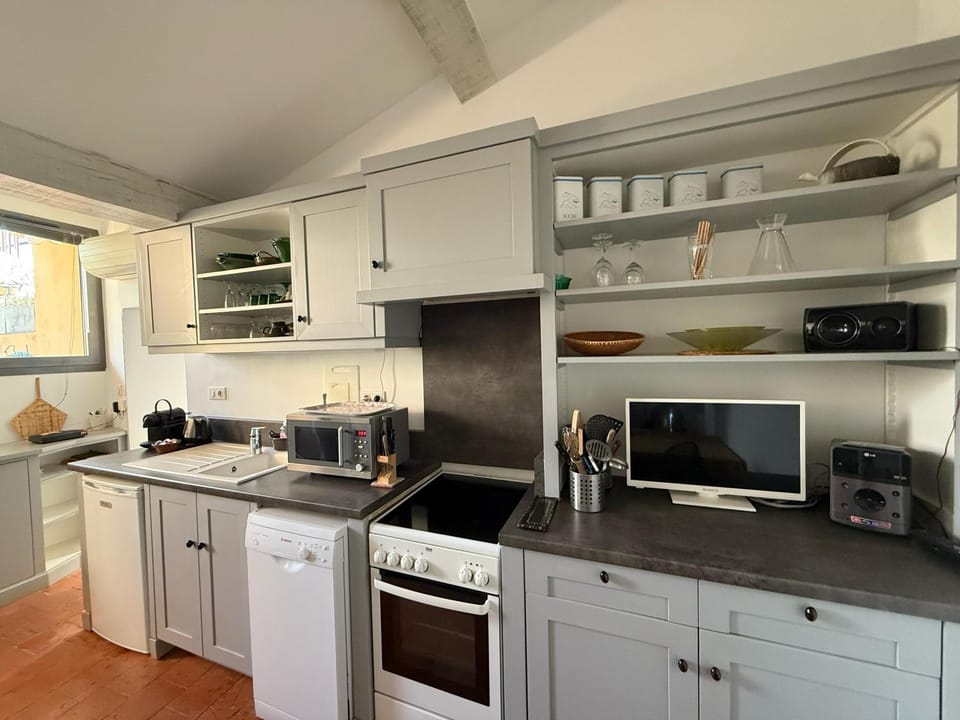 TV and multimedia, Coffee/tea facilities, Kitchen or kitchenette, dishwasher, microwave, oven, stove