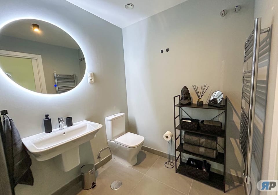 Shower, Toilet, towels