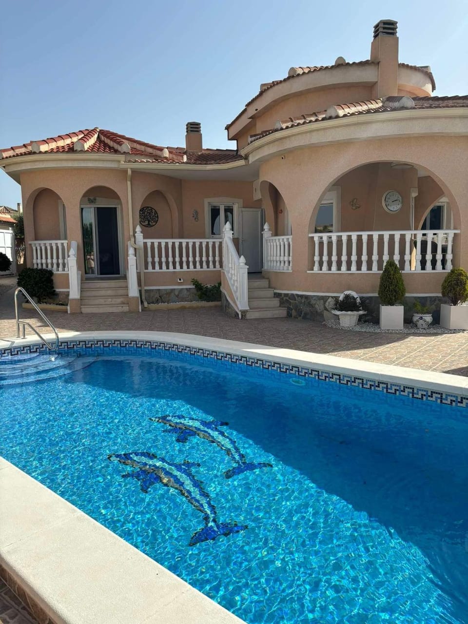 Property building, Patio, Swimming pool