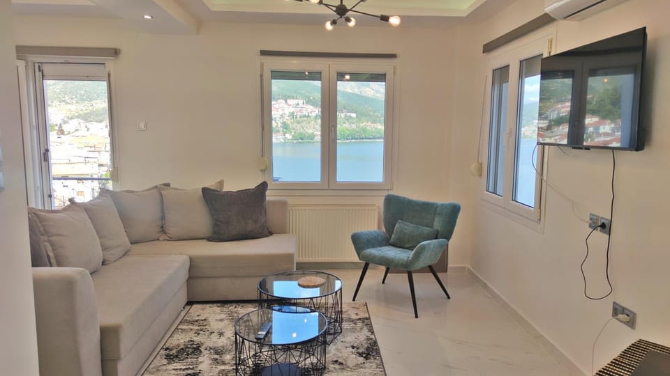 TV and multimedia, Living room, Seating area, Lake view, Lake view