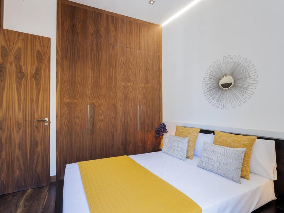 Bed, Bedroom, wardrobe