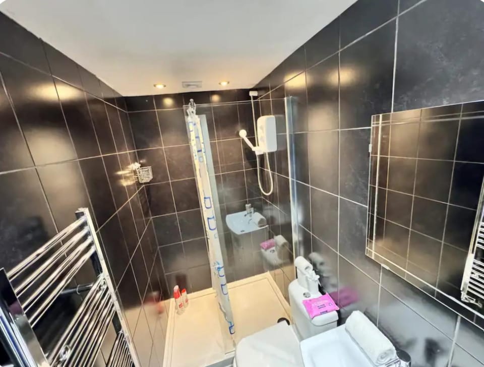 Shower, Toilet, Bathroom, towels