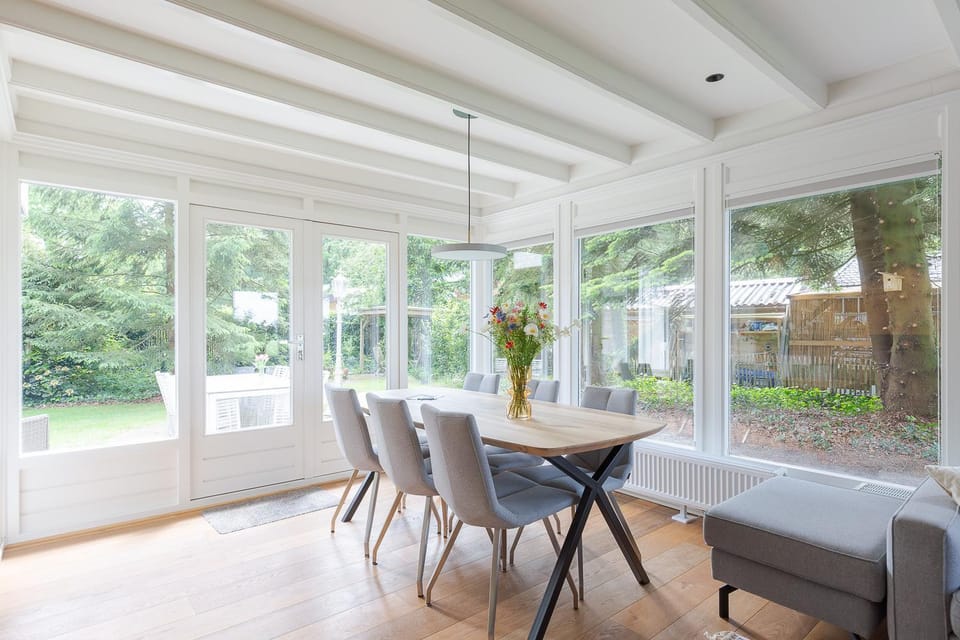 Dining area, Garden view