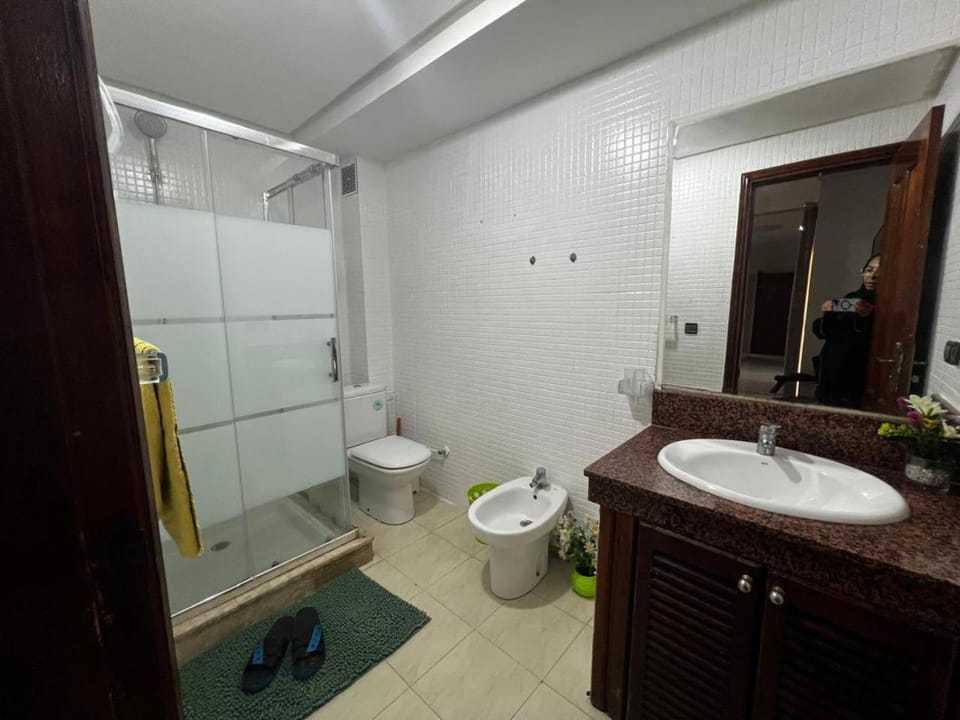 Shower, Toilet, Bathroom, bidet, towels