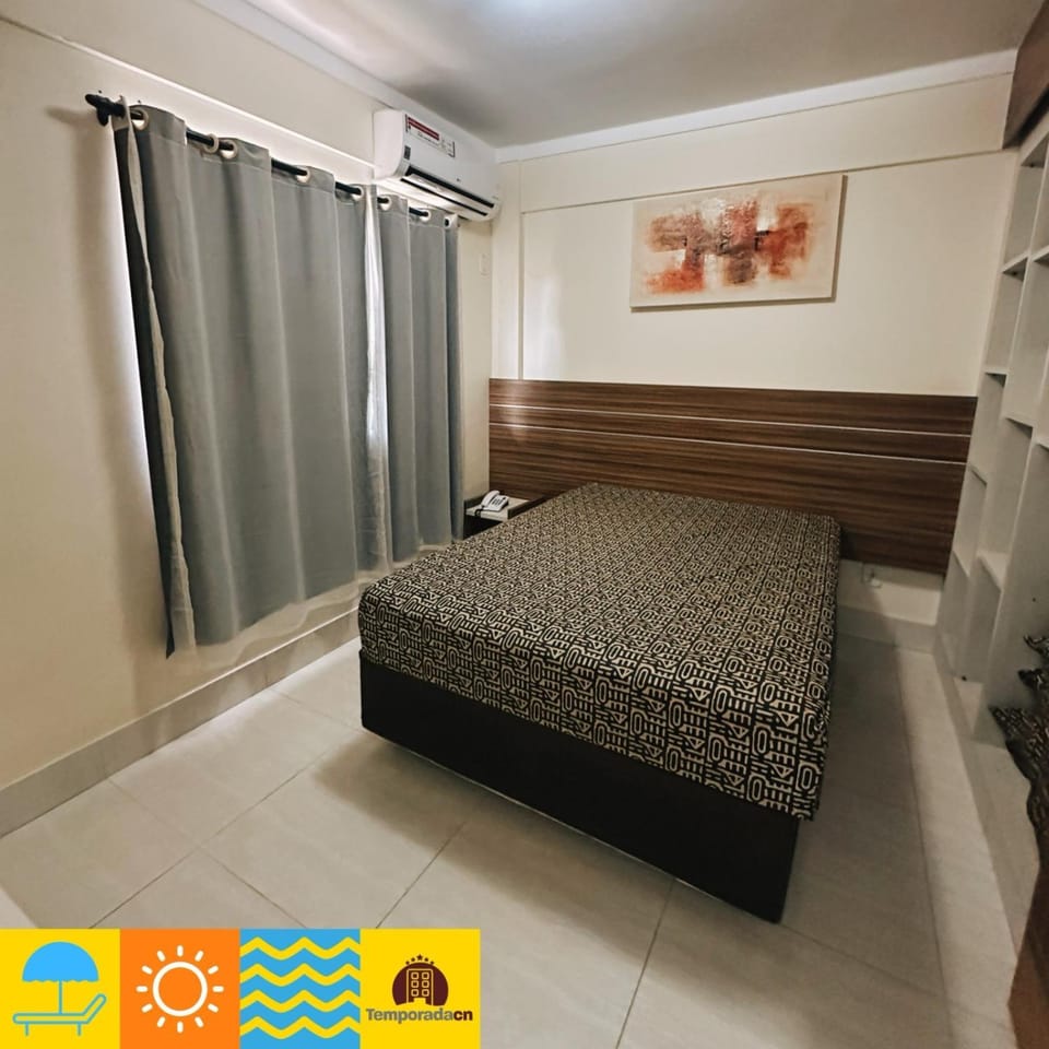 Bed, Photo of the whole room, Bedroom, air conditioner