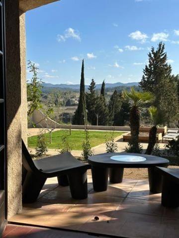 Patio, Natural landscape, View (from property/room), Dining area