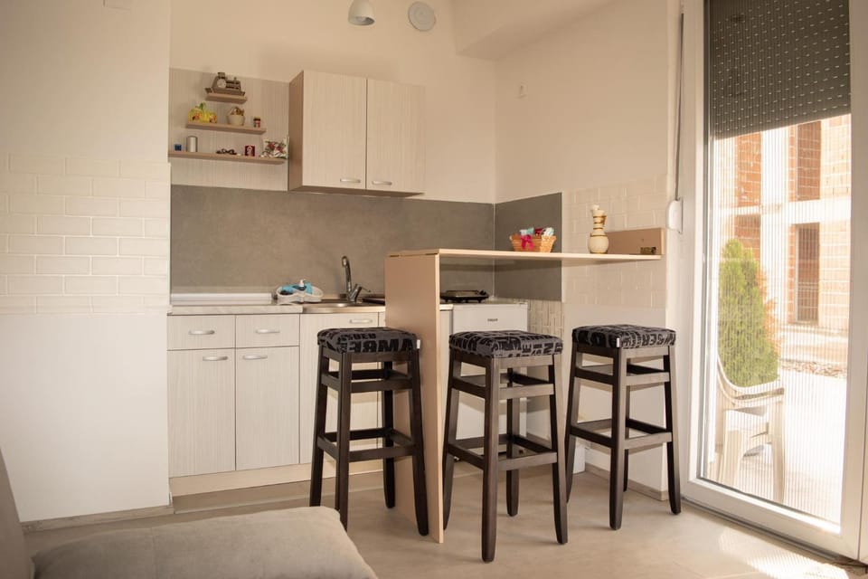 Kitchen or kitchenette, dishwasher, minibar