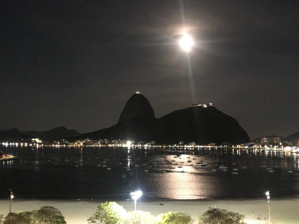 Nearby landmark, Night, Natural landscape, Beach, Mountain view, Sea view