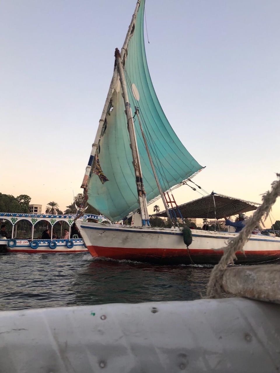 luxor Docked boat in Luxor