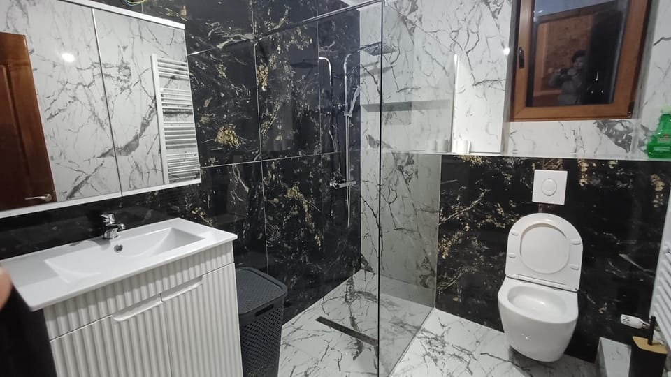 Shower, Toilet, Bathroom, towels