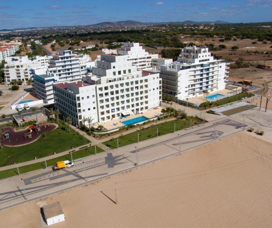 Quarteira First Line Front Beach Pool Flat View Apartment in Quarteira