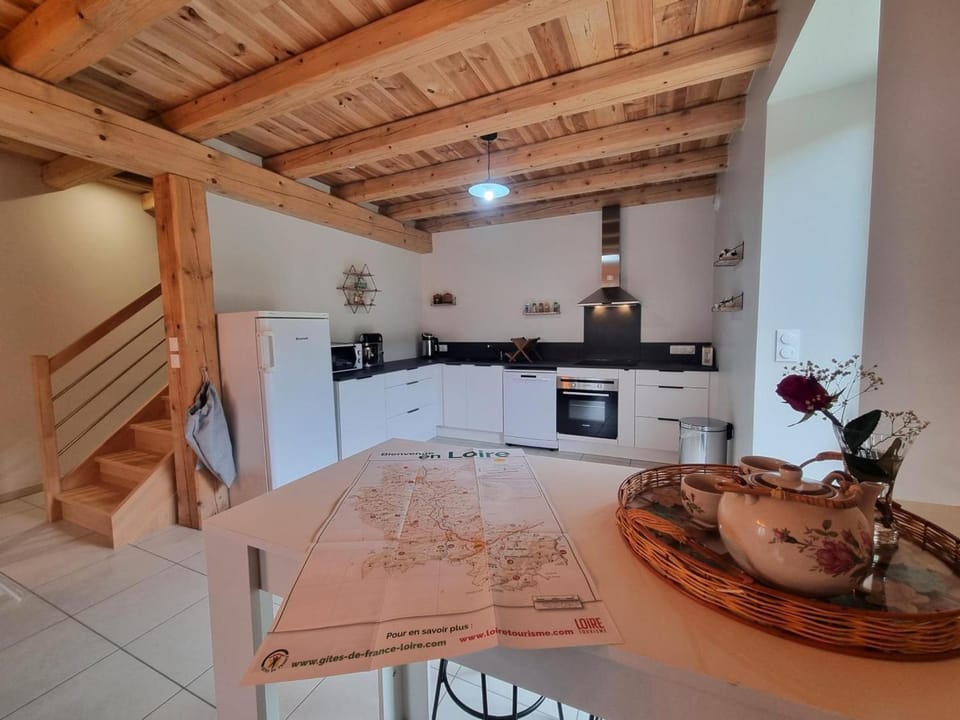 Maison de campagne rénovée, idéale pour 10 pers, cadre naturel et confort moderne - FR-1-496-347 House in Auvergne-Rhône-Alpes