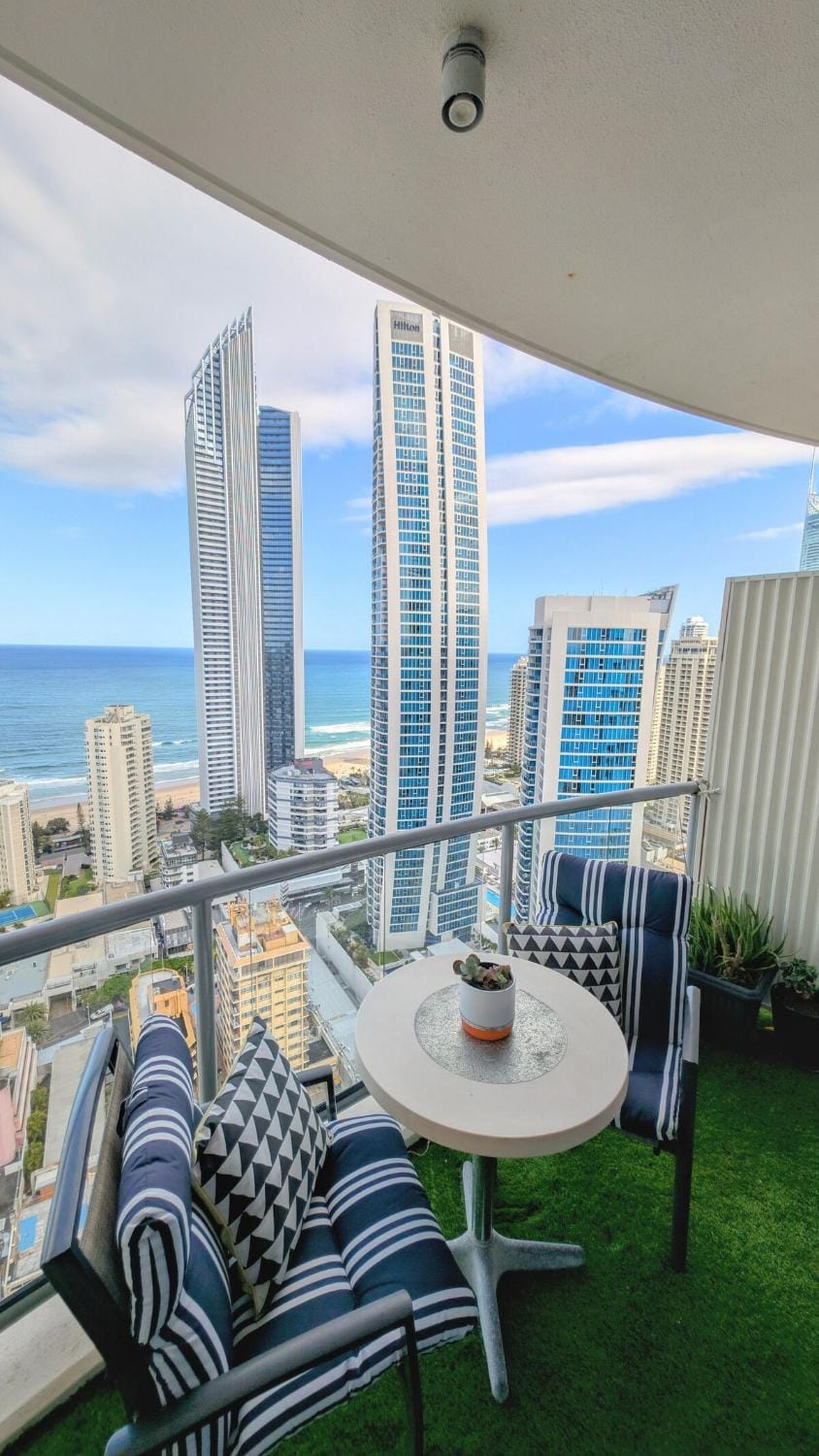 Balcony/Terrace, Seating area, City view, Sea view