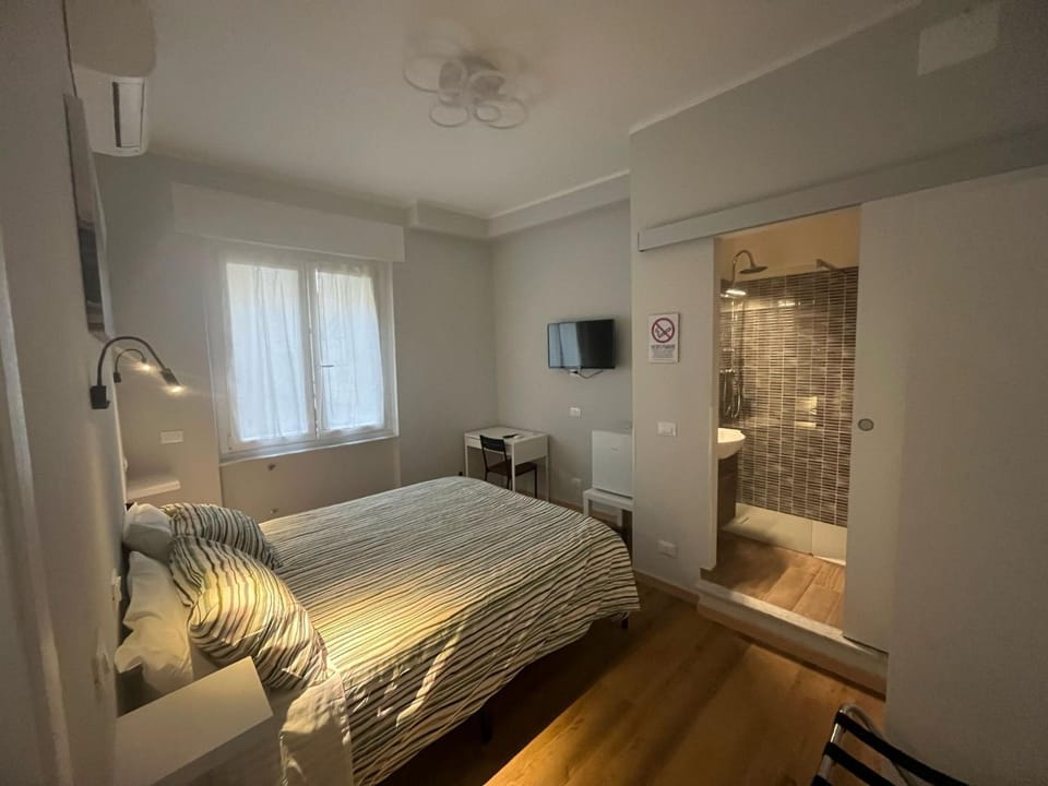 Bed, Bathroom, TV and multimedia, Photo of the whole room, Bedroom