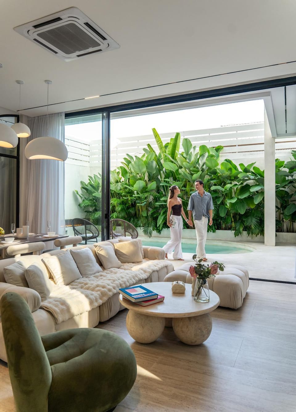 Day, People, Living room, Seating area
