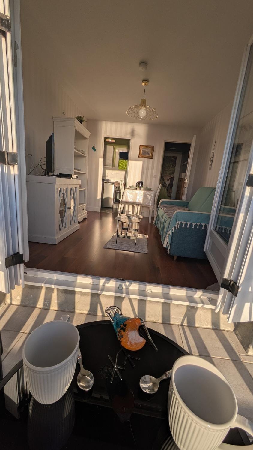 Le Panoramique, F2- vue imprenable, wifi & parking Apartment in Benerville-sur-Mer