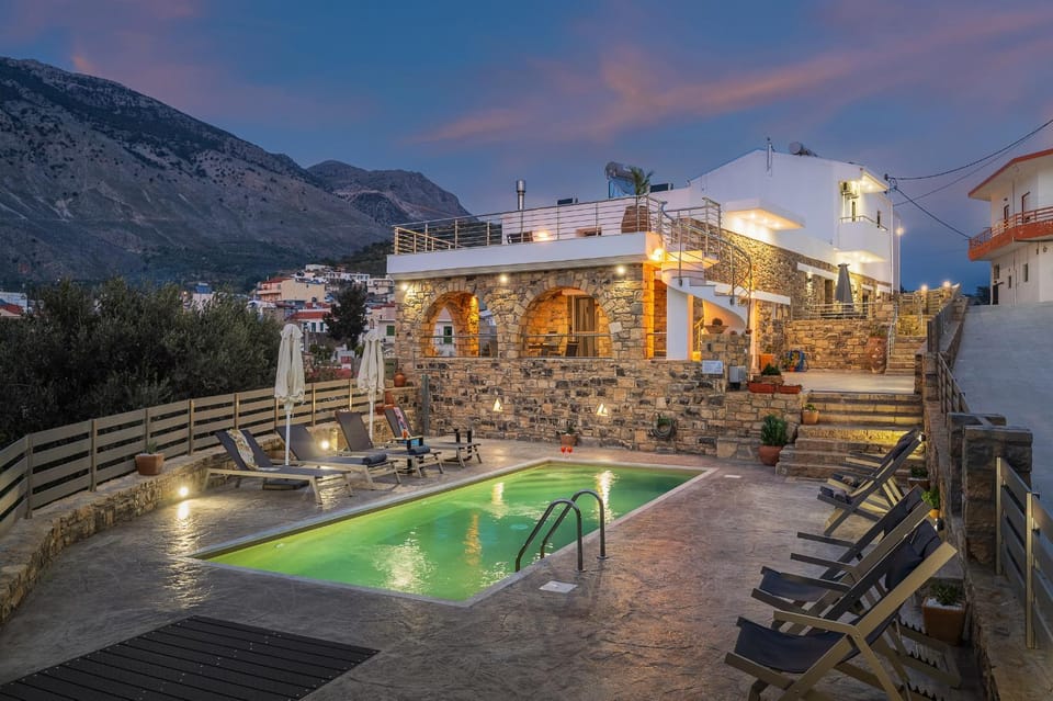 Night, Swimming pool