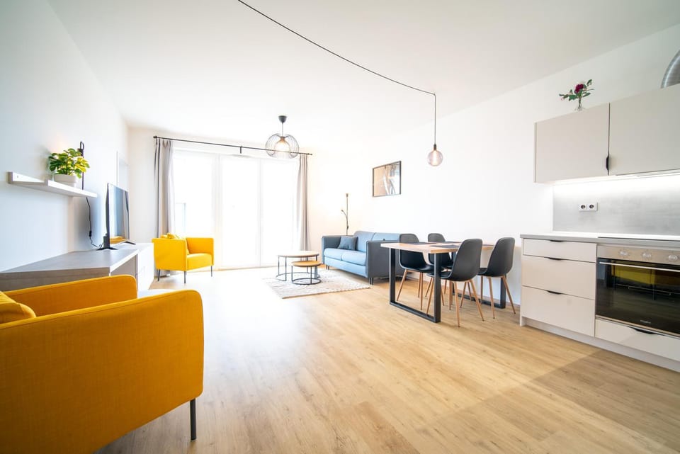 Living room, Seating area, Dining area