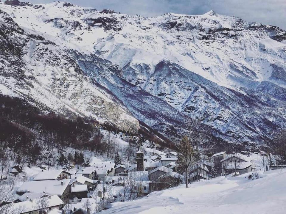Natural landscape, Winter, Mountain view