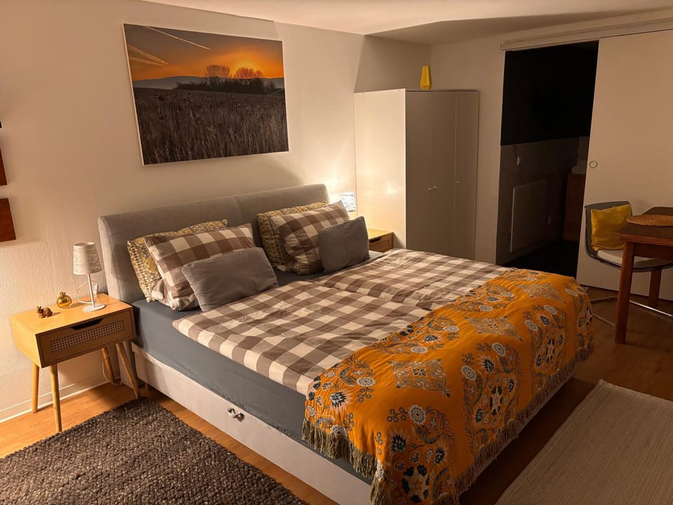 Bed, Photo of the whole room, Seating area, Bedroom, wardrobe