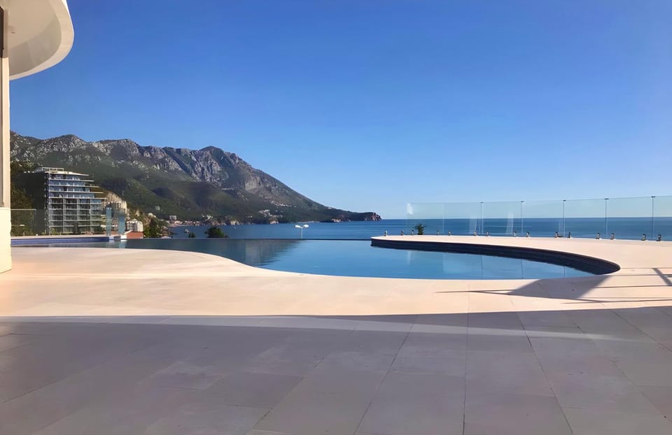 Natural landscape, Pool view, Sea view, Swimming pool