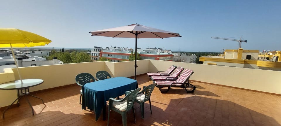 Patio, Balcony/Terrace, Dining area, Sea view