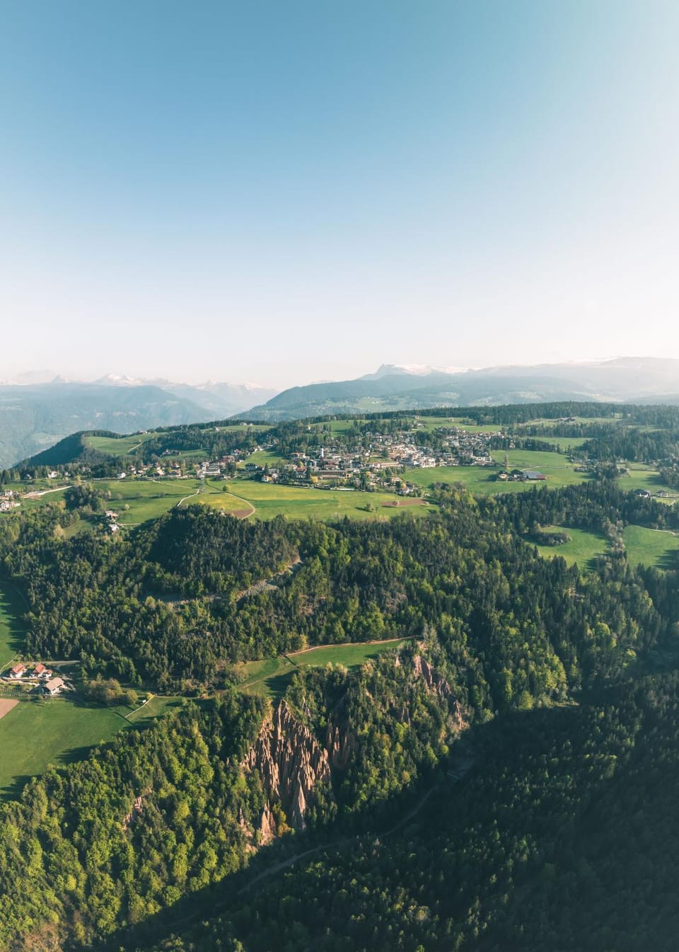 Natural landscape, Bird's eye view, On site, Mountain view