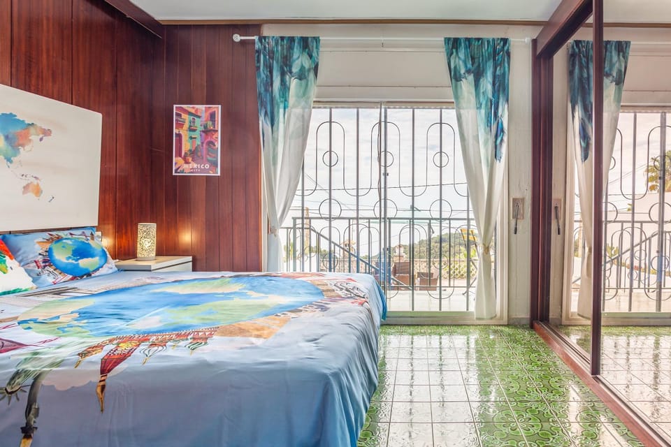 Property building, Living room, Bedroom
