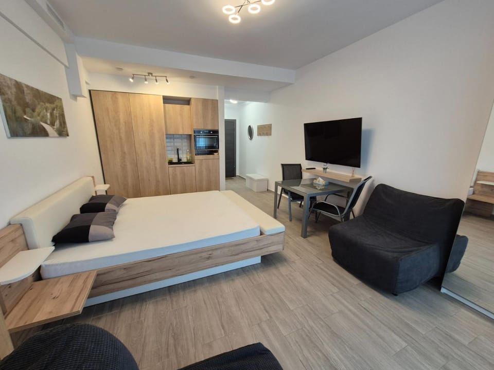 Bed, TV and multimedia, Seating area