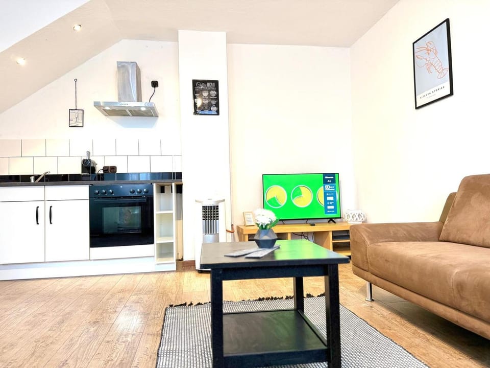 Kitchen or kitchenette, Living room, Dining area
