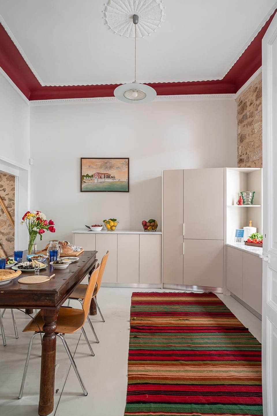 Dining area, washing machine, dryer