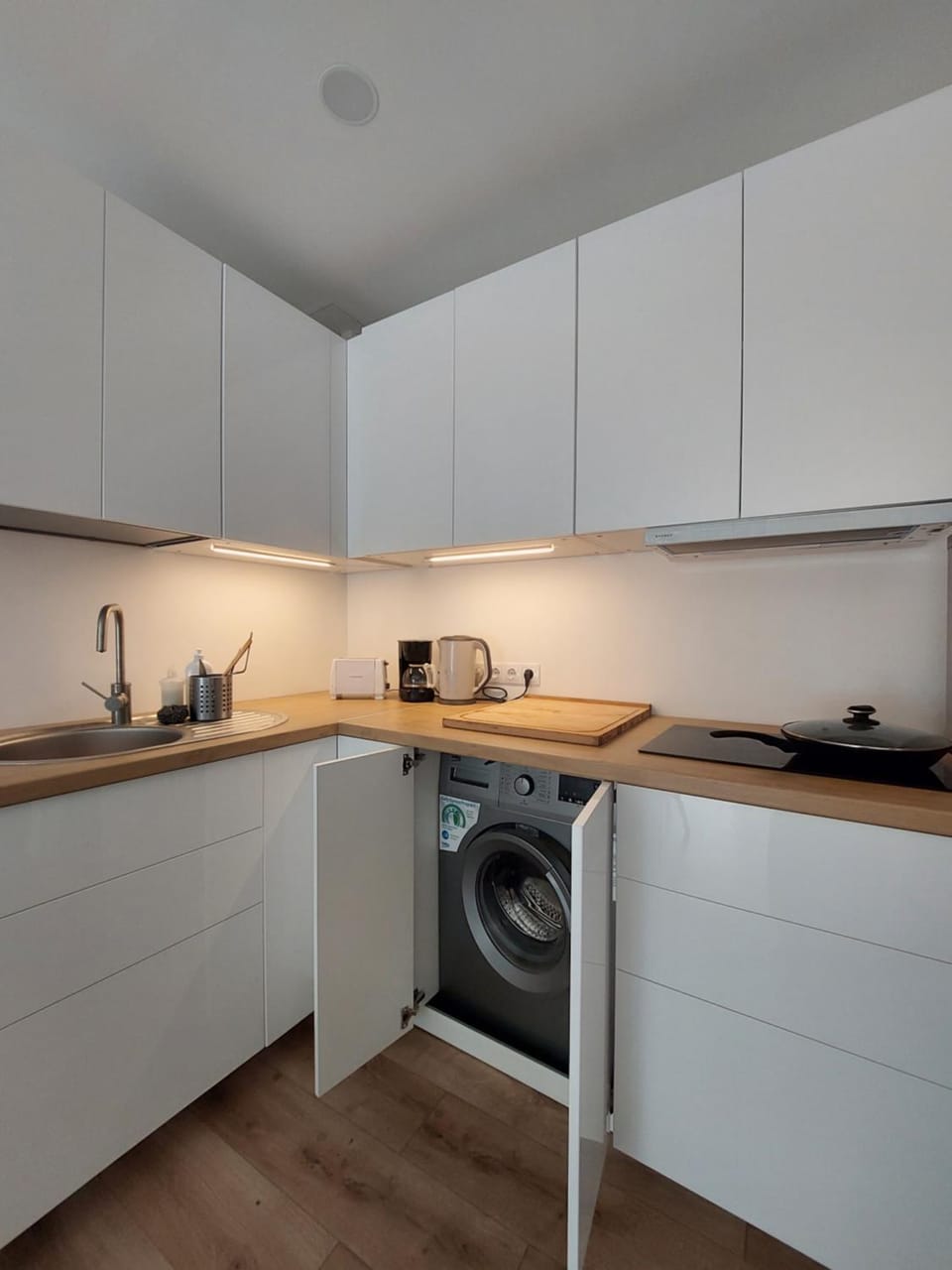 washing machine, kitchen